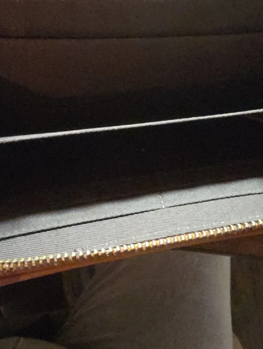 STS Ranchwear Brown Leather Wallet with Black-and-White Haircalf Panel